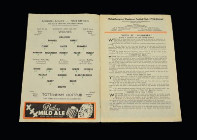 Wolves v Spurs 23.04.1960