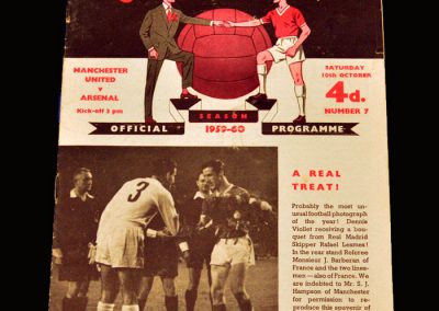 Man Utd v Arsenal 10.10.1959