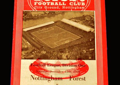 Man Utd v Notts Forest 12.12.1959