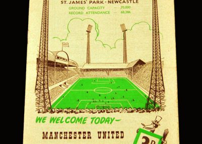 Man Utd v Newcastle 02.01.1960