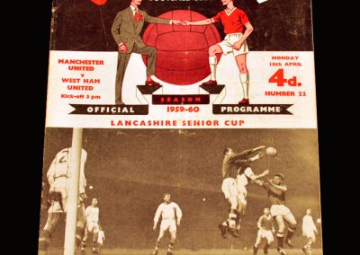 Man Utd v West Ham 18.04.1960