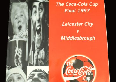 Middlesbrough v Leicester 06.04.1997 - League Cup Final