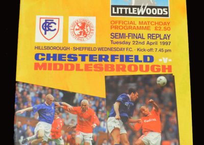 Middlesbrough v Chesterfield 22.04.1997 - FA Cup Semi Final Replay