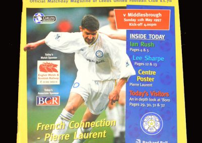 Middlesbrough v Leeds 11.05.1997