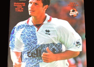 Middlesbrough v Huddersfield 23.10.1996 - League Cup 3rd Round