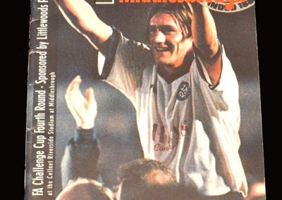Middlesbrough v Hednesford 25.01.1997 - FA Cup 4th Round