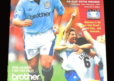 Middlesbrough v Man City 15.02.1997 - FA Cup 5th Round
