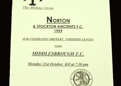 Norton and Stokton Ancients v Middlesbrough 21.10.1996