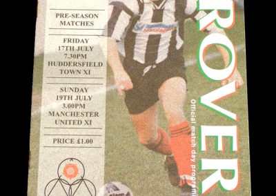 Man Utd v Forest Green 19.07.1998 - Friendly