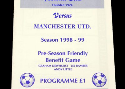 Man Utd v Fulwood 01.08.1998