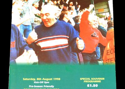 Man Utd v Bromsgrove Rovers 08.08.1998 - Friendly