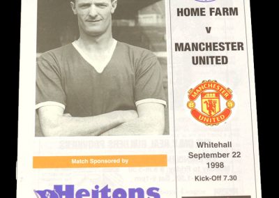 Man Utd v Home Farm 22.09.1998 - Friendly