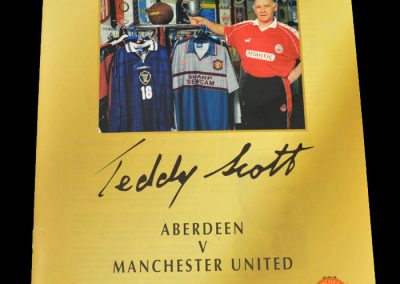 Man Utd v Aberdeen 18.01.1999 - Teddy Scott Testimonial