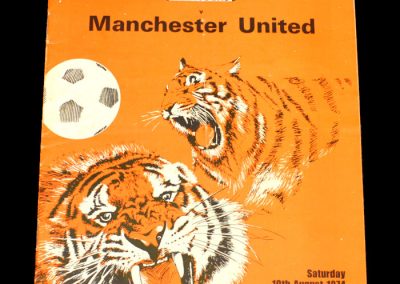 Man Utd v Hull City 10.08.1974 - Friendly