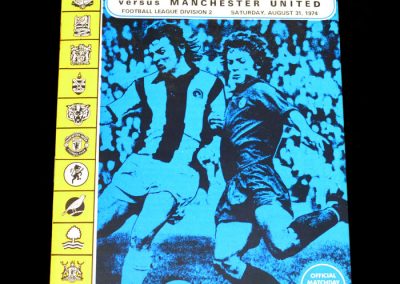 Man Utd v Cardiff 31.08.1974