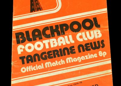 Man Utd v Blackpool 19.10.1974
