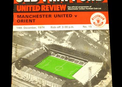 Man Utd v Leyton Orient 14.12.1974