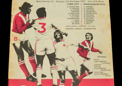 Man Utd v York 21.12.1974