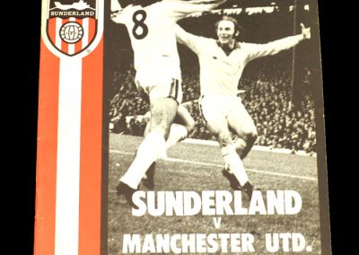 Man Utd v Sunderland 18.01.1975