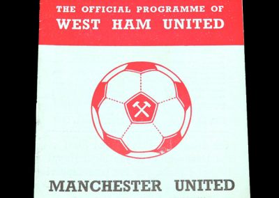 Man Utd v West Ham 01.01.1972
