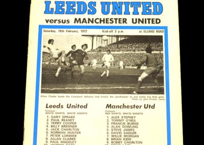 Man Utd v Leeds 19.02.1972