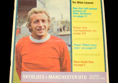 Man Utd v Coventry 01.04.1972