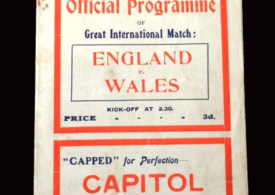 Wales v England 05.03.1923