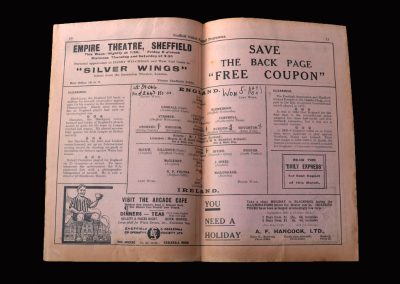 England v Ireland 20.10.1930