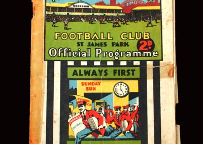 Newcastle v Aston Villa 01.01.1932