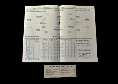 Arsenal v Barnsley 29.02.1936 - FA Cup 6th Round