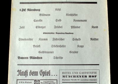Bayern v Nurenburg 26.12.1939