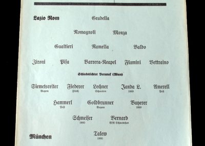 Bayern v Lazio 22.09.1940