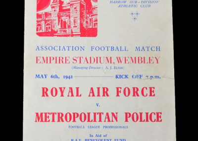 RAF v Met Police 06.05.1942 6-3