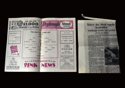 Hearts v Hibs 01.03.1958 - Scottish Cup 3rd Round (Baker scores 4)