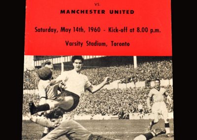 Man Utd v Hearts 14.05.1960 (in Toronto)