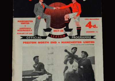 Man Utd v Sheff Wed 16.11.1957