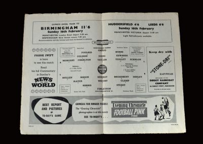Man Utd v Wolves 08.02.1958