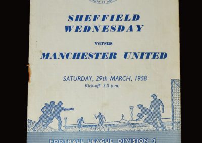 Man Utd v Sheff Wed 29.03.1958