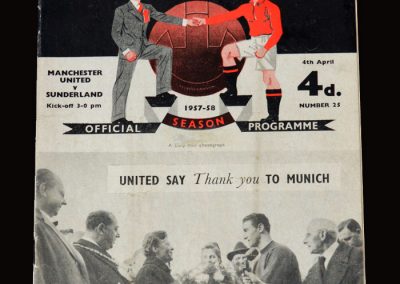 Man Utd v Sunderland 04.04.1958