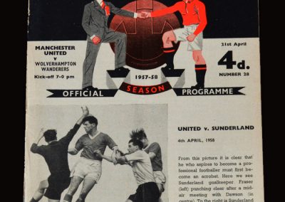 Man Utd v Wolves 21.04.1958