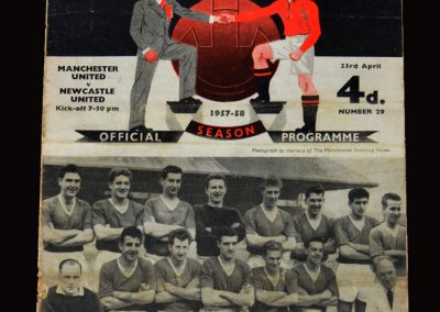 Man Utd v Newcastle 23.04.1958