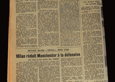 Man Utd v A.C.Milan 14.05.1958 - European Cup Semi Final 2nd Leg