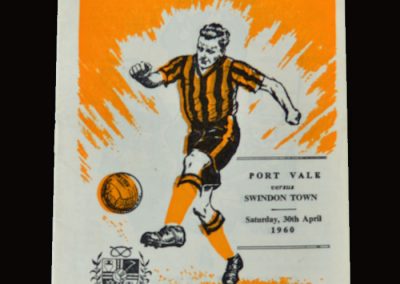 Port Vale v Swindon 30.04.1960 (Count 1 of the 1st indictment. 6-1 defeat at the end of the season. "it didn't seem such a terrible thing to do" said Jimmy)
