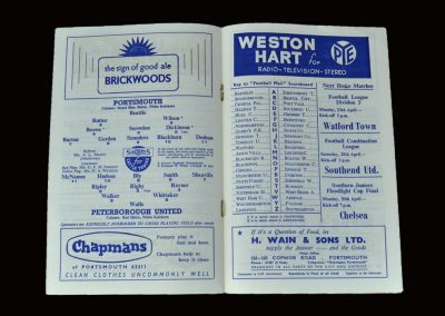 Portsmouth v Peterborough 21.04.1962 (featured in the indictments against Jimmy and Dick)