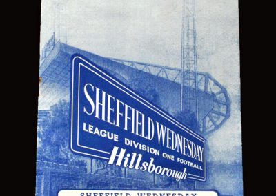 Sheff Wed v Arsenal 30.03.1964 (the calm before the storm)