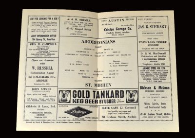 Airdrie v St Mirren 18.04.1964