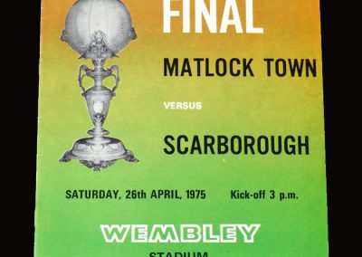 Matlock v Scarborough 26.04.1975 (FA Trophy at Wembley)