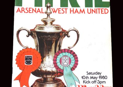 Arsenal v West Ham 10.05.1980 - FA Cup Final
