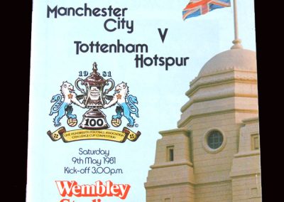 Man City v Spurs 09.05.1981 - FA Cup Final