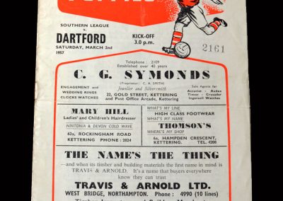 Kettering v Dartford 02.03.1957